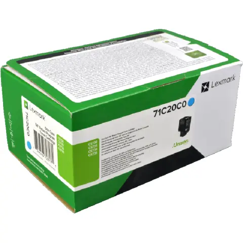 Toner Lexmark 71C20C0 Cyan do drukarek (Oryginalny) [5k]